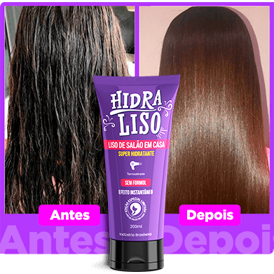 Hidraliso antes e depois.