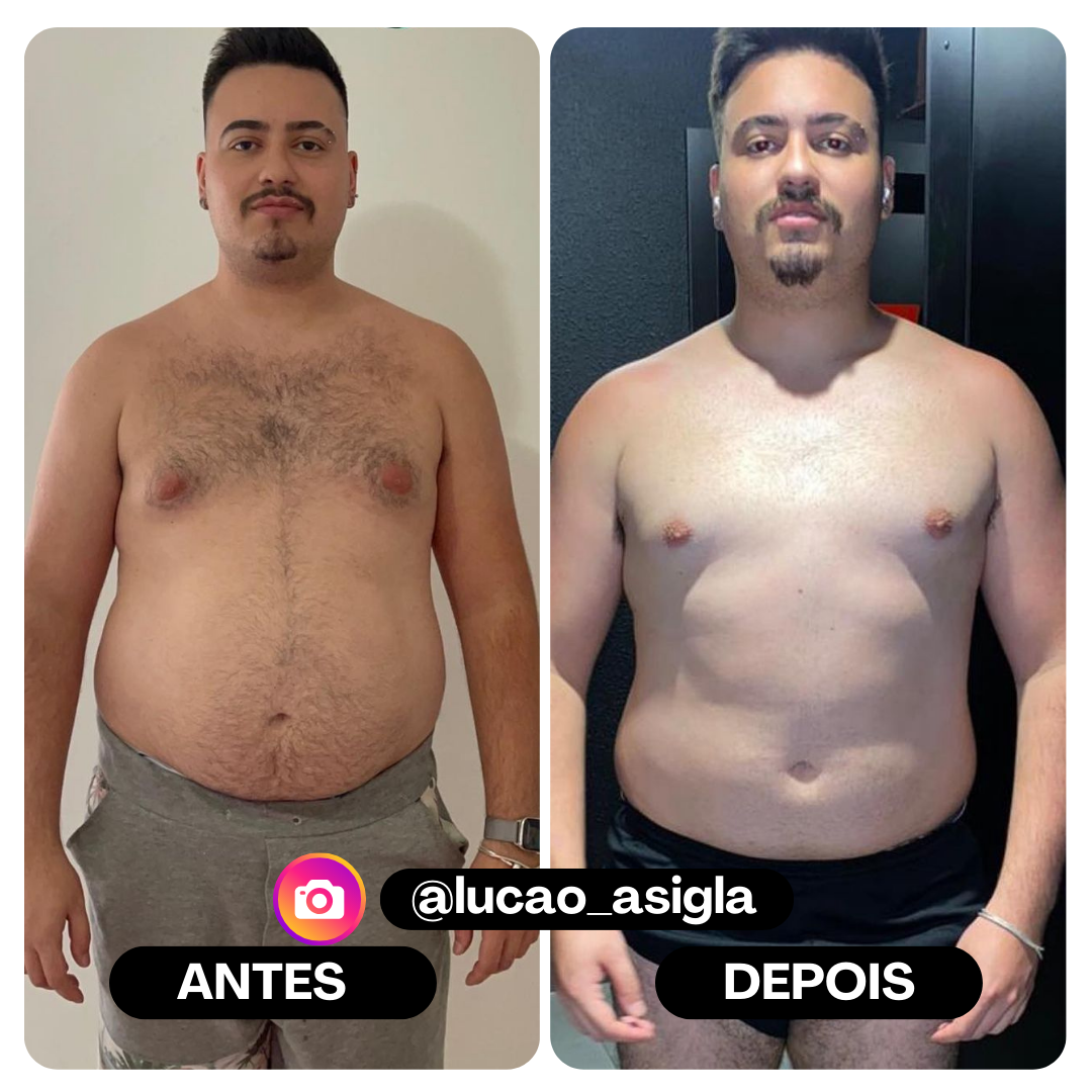 Donna Detox fotos de antes e depois de clientes.