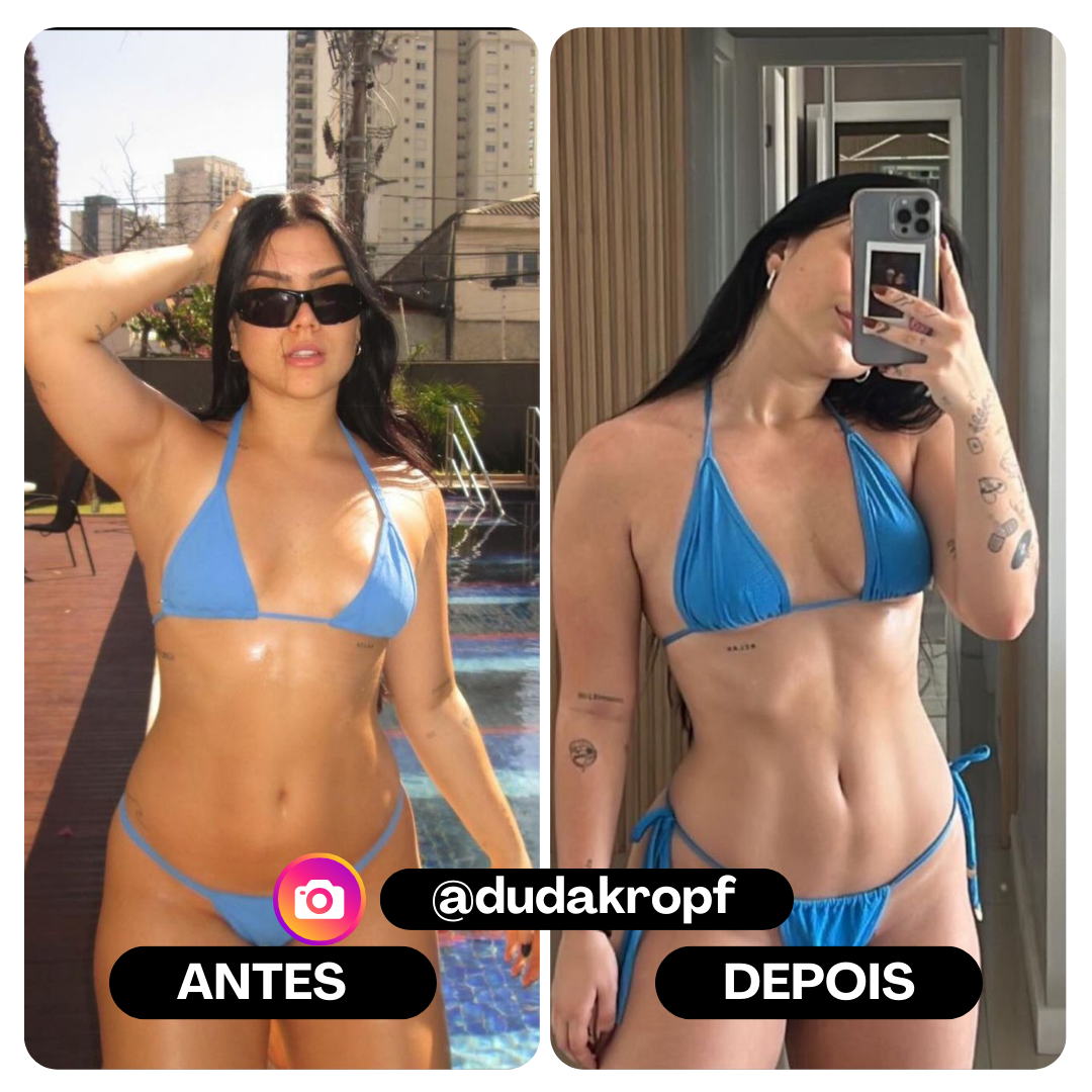 Donna Detox fotos de antes e depois de clientes.