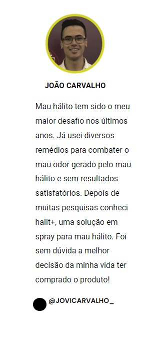 Depoimentos de clientes do Halit Mais.