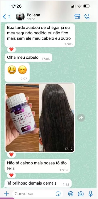 Depoimentos sobre o Sublime Hair.