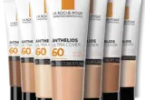 Protetor solar Anthelios Ultra Cover FPS 60 em diferentes cores