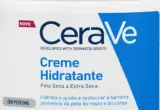 CeraVe Creme Hidratante de pote, indicado pela fabricante para pele seca a muito seca e sem perfume.