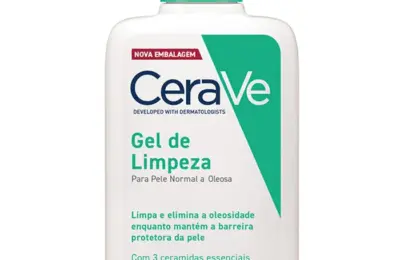 Frasco do CeraVe Gel de Limpeza 340 g para pele normal a oleosa