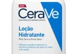Frasco CeraVe Loção Hidratante com rótulo visível