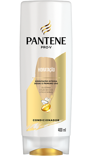 Frasco de condicionador Pantene Pro-V Hidratação de 400 ml