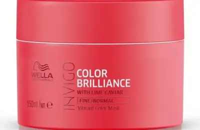 Embalagem da máscara Wella Invigo Color Brilliance para cabelos coloridos