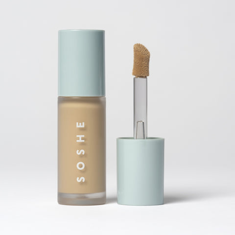 Ectoin Multi-Use Concealer da SOSHE Beauty com frasco e aplicador exposto