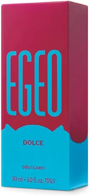 Caixa do Egeo Dolce Desodorante Colônia com indicação de 90 ml.
