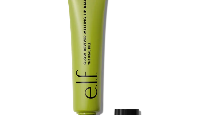 Lip balm e.l.f. Glow Reviver The Real Dill em embalagem verde