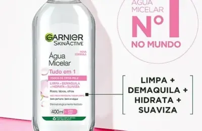 Garnier SkinActive Água Micelar Tudo em 1 em frasco de 400 ml