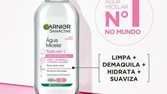 Garnier SkinActive Água Micelar Tudo em 1 em frasco de 400 ml