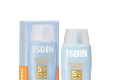 ISDIN Fusion Water MAGIC SPF 50 em embalagem de 50 ml, vista frontal