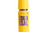Máscara de cílios Maybelline The Colossal lavável em embalagem amarela