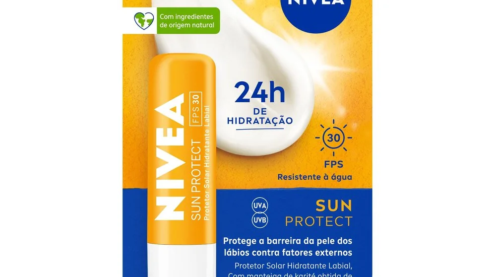 NIVEA Sun Protect FPS 30 4,8 g, protetor solar hidratante para os lábios