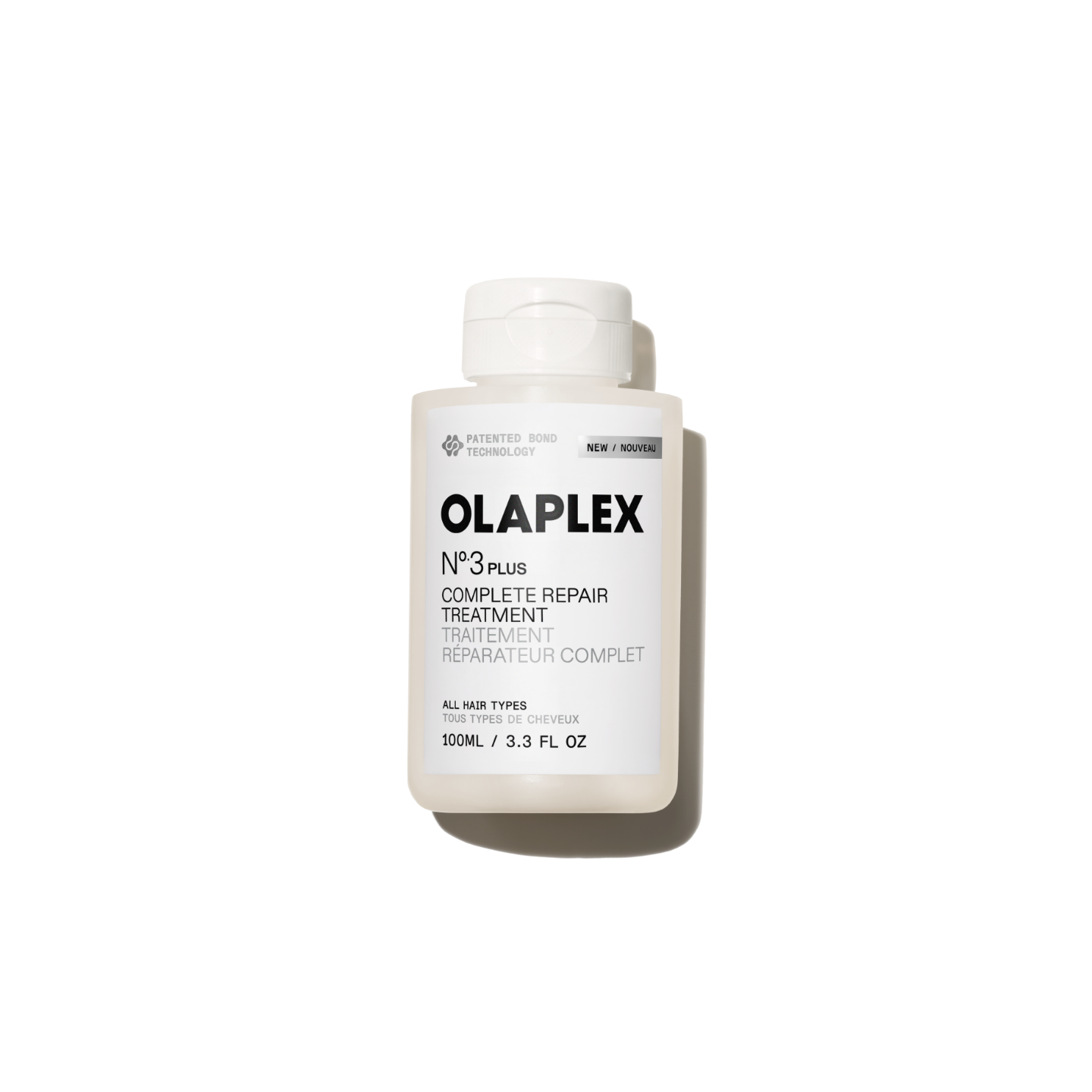 Olaplex N°.3PLUS Complete Repair Treatment em embalagem de 100 ml