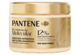 Máscara Intensiva Reconstrução Molecular Pantene 270 ml em embalagem dourada