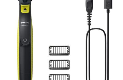 Philips OneBlade Rosto QP2724/10 com três pentes e cabo USB