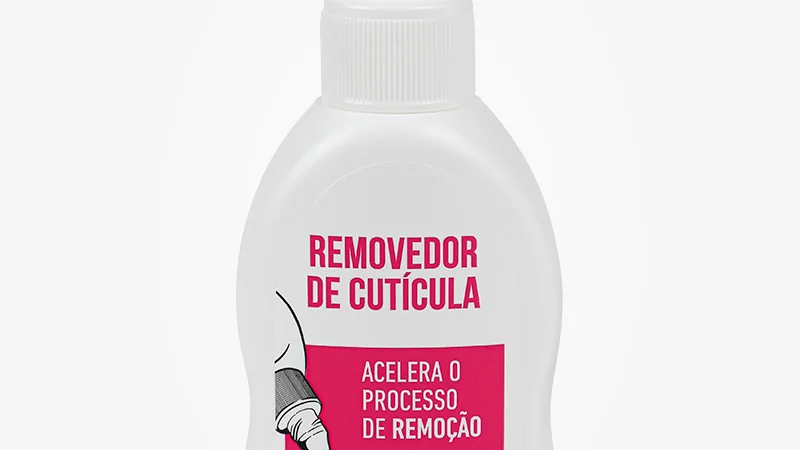 Frasco do Removedor de Cutículas Blant visto de frente, com o nome do produto no rótulo
