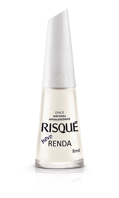 Esmalte Risqué Novo Renda tradicional, frasco de 8 ml