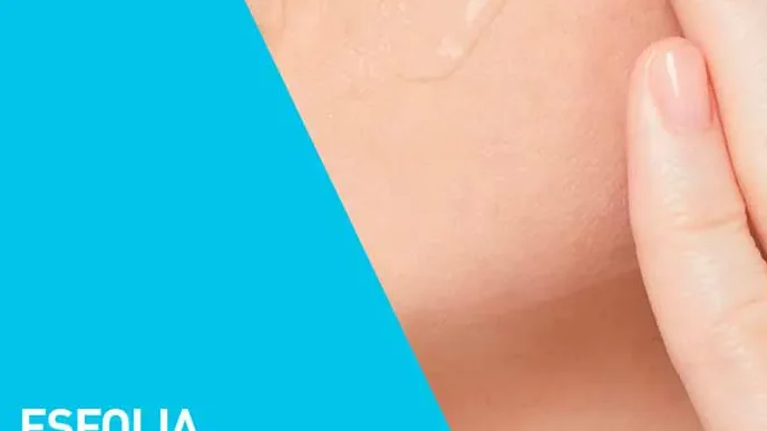 Imagem oficial ilustrativa de rotina e esfoliação facial associada à página do CeraVe SA Gel de Limpeza Renovador.