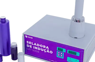 Seladora de indução CET 500B para frascos cosméticos