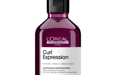 Frasco do shampoo antirresíduos L’Oréal Professionnel Curl Expression de 300 ml