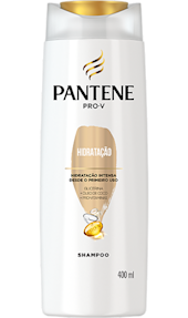 Frasco de shampoo Pantene Pro-V Hidratação de 400 ml