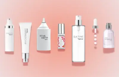 Soluções de embalagem e dispensação para cosméticos, imagem ilustrativa da Aptar Beauty.