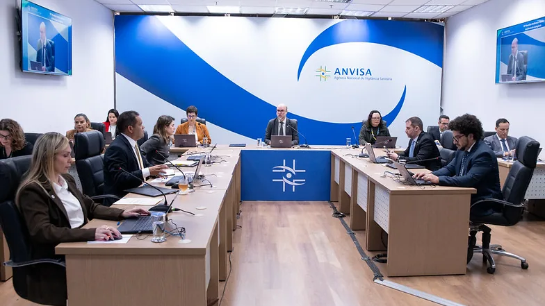 Reunião da Diretoria Colegiada da Anvisa na sede da agência.