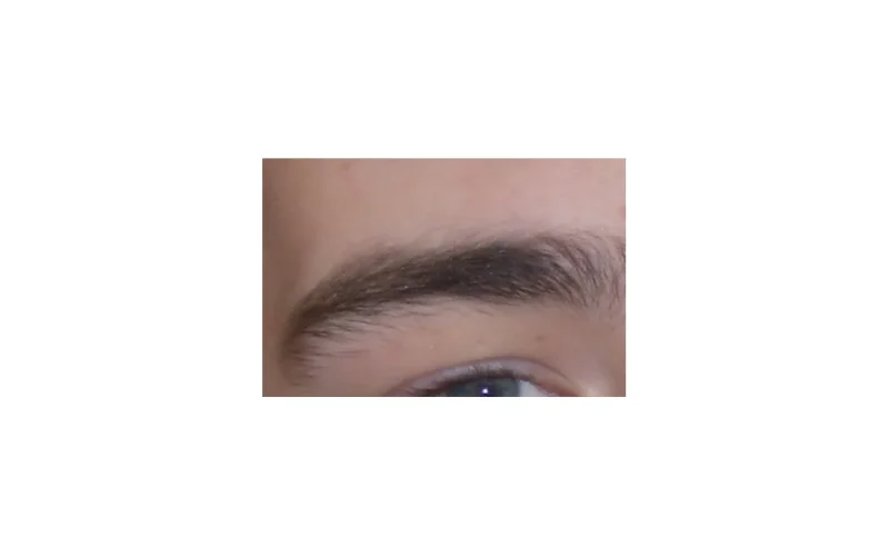 Sobrancelha em close para ilustrar a avaliação de séruns para sobrancelhas.